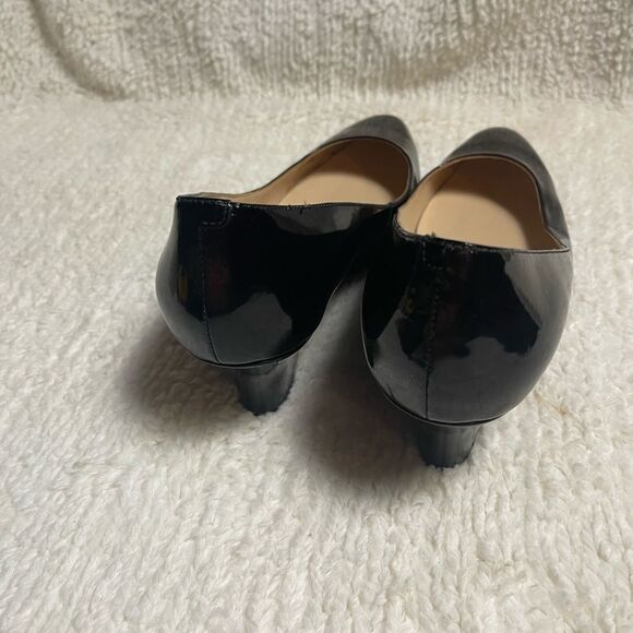 Cole Haan leather patent slip on wedge shoes SZ10.5 B - Picture 4 of 12